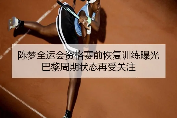 陈梦全运会资格赛前恢复训练曝光 巴黎周期状态再受关注
